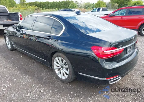 2018 BMW 740I xDrive z USA, uszkodzony, nr VIN WBA7E4C58JGV28096